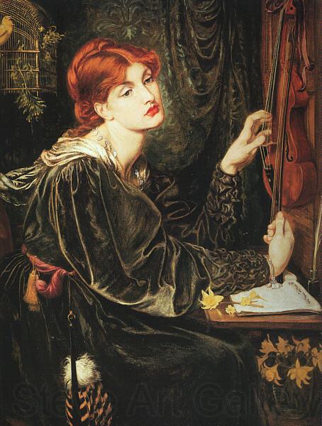 Dante Gabriel Rossetti Veronica Veronese Norge oil painting art